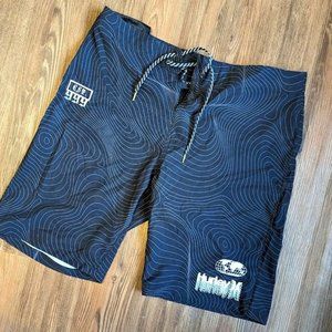 Men's Hurley Topo Board Shorts, Size 32
